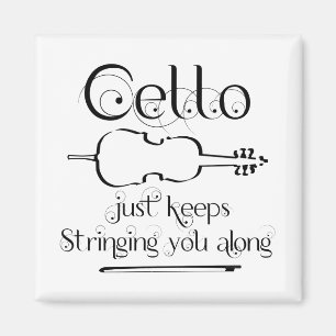Imán Cello String Along