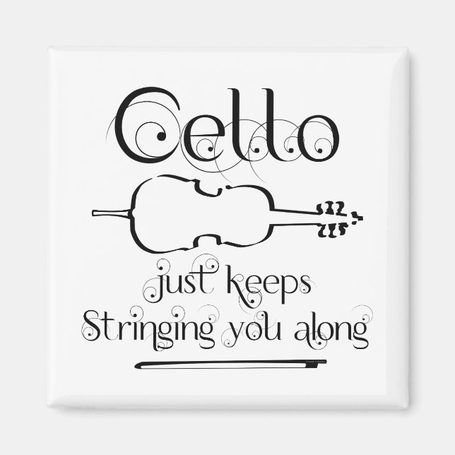Imán Cello String Along (Frente)