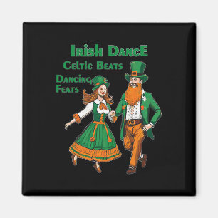 Imán Celta de danza irlandesa baila día de San Patricio