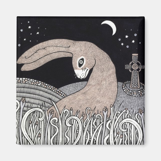 Imán Celtic Hare Magnet (Frente)