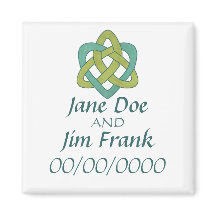 Celtic Save the Date Boda Magnet
