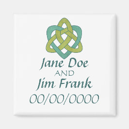 Imán Celtic Save the Date Boda Magnet