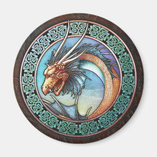 Imán céltico del dragón