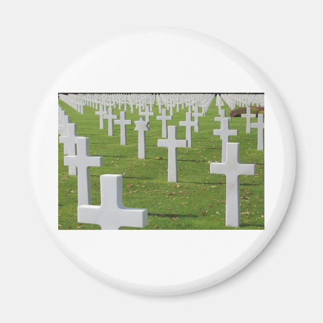 Imán Cementerio americano de Normandía (Frente)