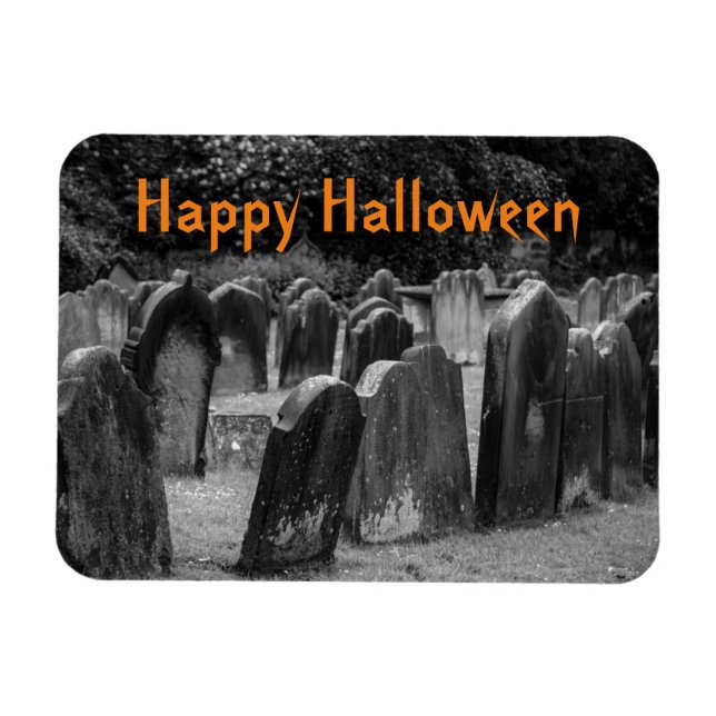 Imán Cementerio de Halloween (Horizontal)