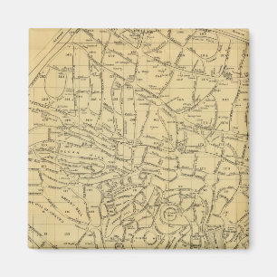 Imán Cementerio de madera verde