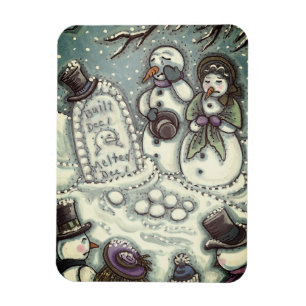 IMÁN CEMENTERIO DE NOVEDADES, MELTED ANTES DE SU TIEMPO