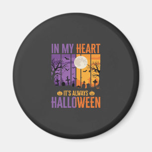 Imán Cementerio Embrujado Halloween En Mi Corazón