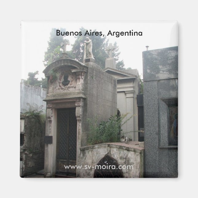 Imán Cementerio Recoleta, Buenos Aires, Argentina (Frente)