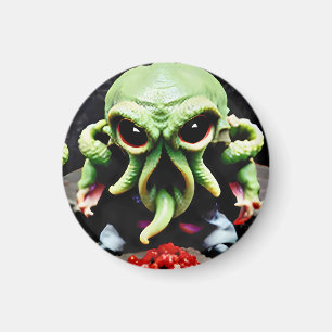 Imán Cena con Cthulhu