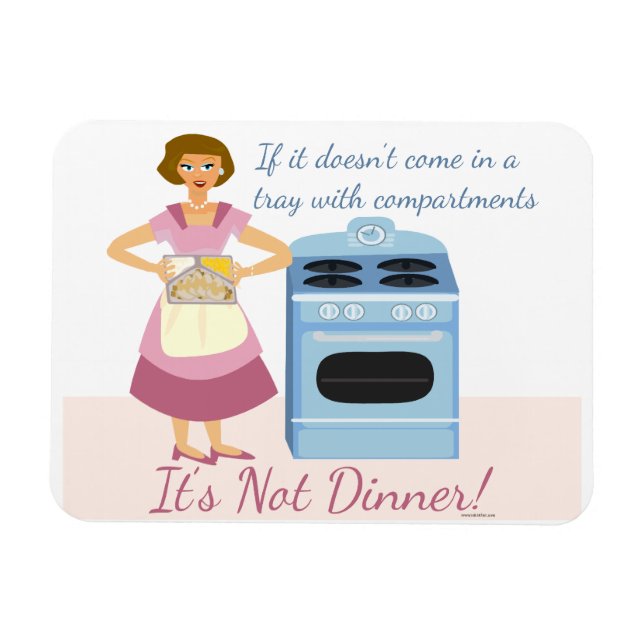 Imán Cena Congelada Significa Cena (Horizontal)