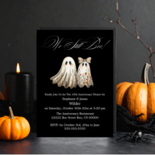 Imán Cena de Aniversario del Boda Temático de Halloween