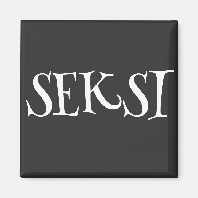 Imán Cena de crucero de celebración de fiesta SEKSI 202 (Frente)