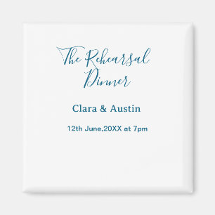 Imán Cena de ensayo la noche anterior simple mínima m