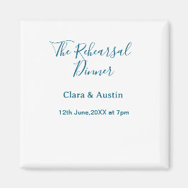 Imán cena de ensayo la noche anterior simple mínimo m