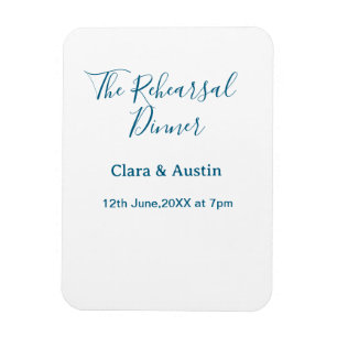 Imán cena de ensayo la noche anterior simple mínimo m