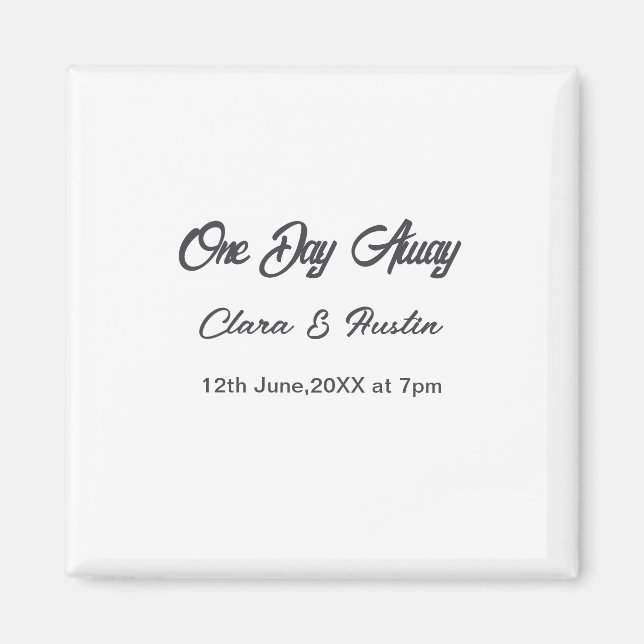 Imán Cena de ensayo Una noche antes del nombre da (Frente)