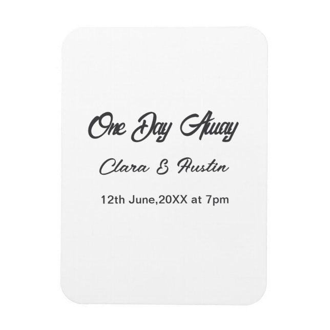 Imán cena de ensayo una noche antes del nombre da (Vertical)