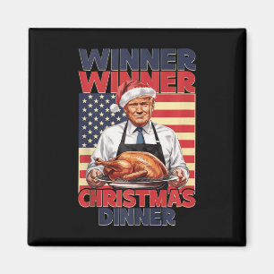 Imán Cena de Navidades ganadores del premio Trump