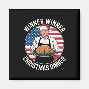 Imán Cena de Navidades ganadores del premio Trump