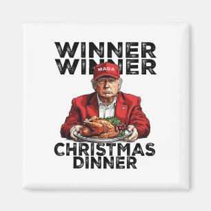 Imán Cena de Navidades ganadores del premio Trump