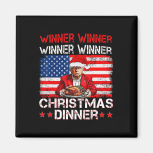 Imán Cena de Navidades ganadores del premio Trump