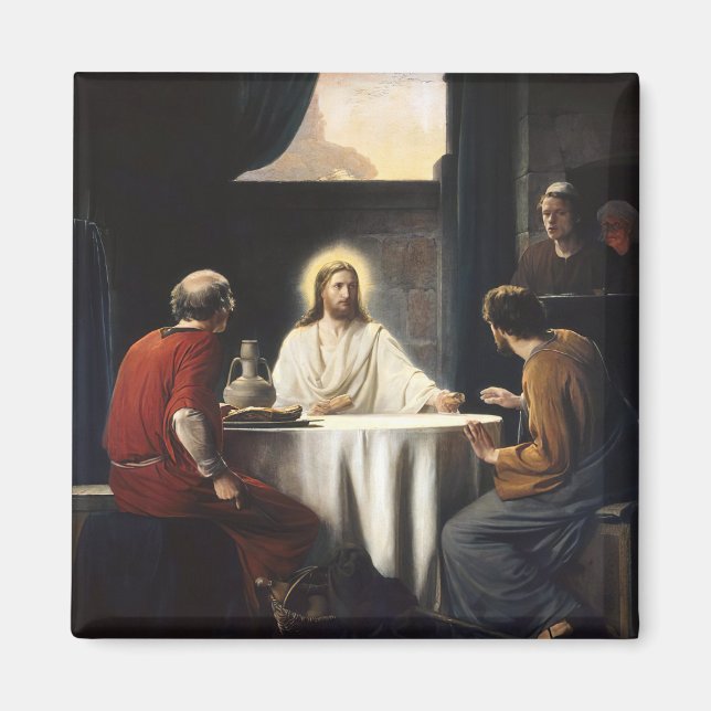Imán Cena en Emmaus (Frente)