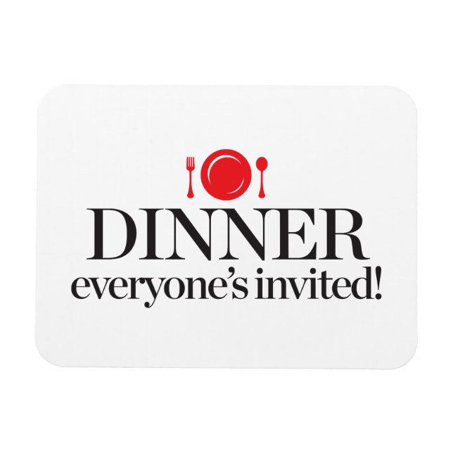 Imán Cena invitada por todos (Horizontal)