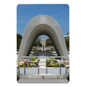 Imán Cenotafio del monumento de Hiroshima