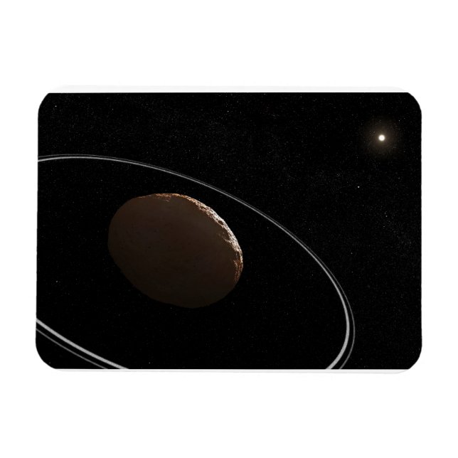 Imán Centaur 1099 Chariklo Y Sus Anillos. (Horizontal)