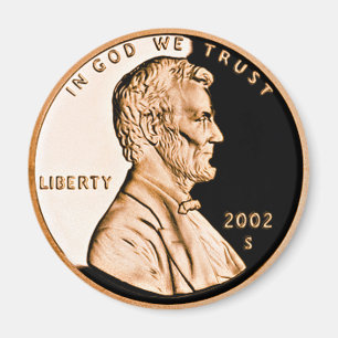 Imán Centavo Lincoln 2002 Clásico