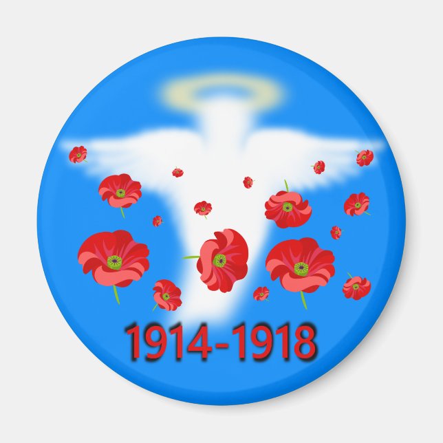 Imán Centenario del final de la Primera Guerra Mundial (Frente)