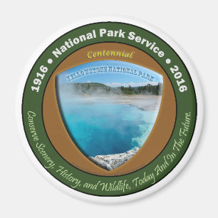 Imán centenario Yellowstone 3 del parque nacional