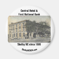 Central Hotel & First National Bank, alrededor de 