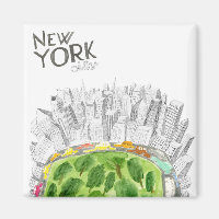 Central Park y New York City Collage