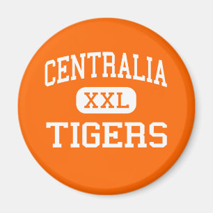 Imán Centralia - tigres - alto - Centralia Washington