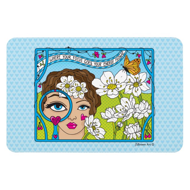 Imán Centrarse En El Magnet Good_Flexible De 6" x 4" (Horizontal)