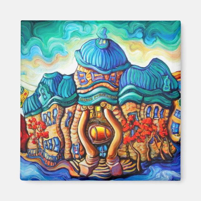 Imán Centro Carnegie, centro de la ciudad de Vancouver, (Frente)