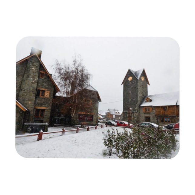 Imán Centro Cívico Bariloche, Patagonia Argentina (Horizontal)