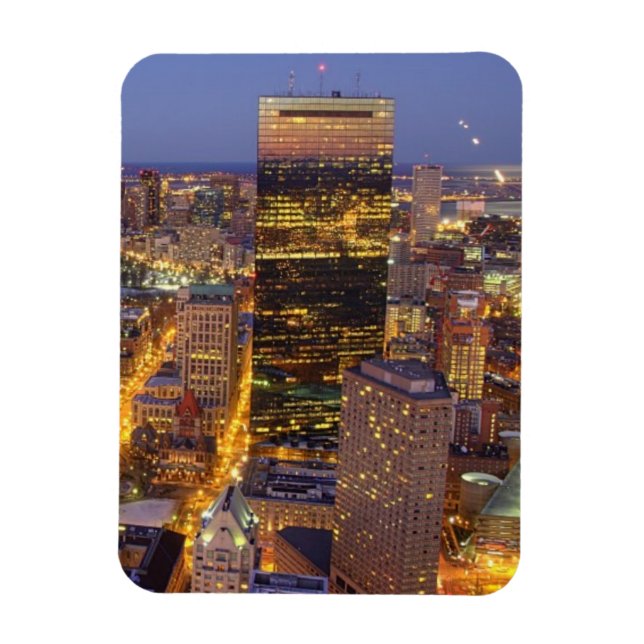 Imán Centro de Boston y Hancock Tower (Vertical)