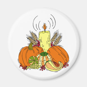 Imán Centro de calabaza