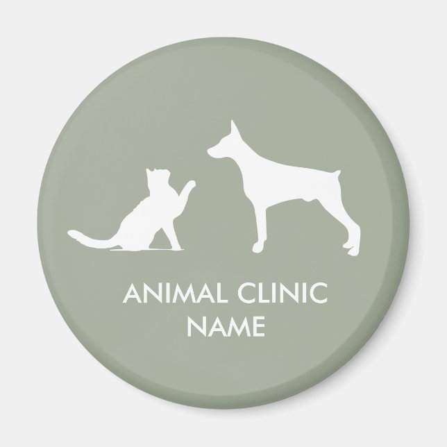 Imán Centro de Clínica Animal (Frente)