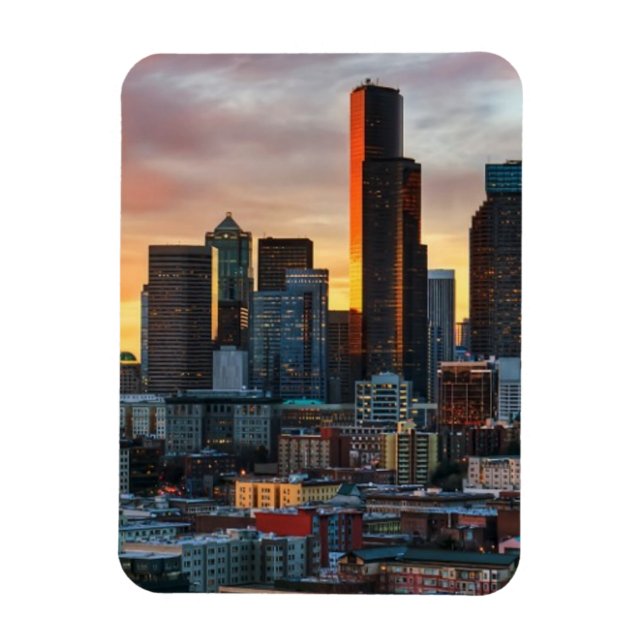 Imán Centro de Columbia y centro de Seattle, Seattle (Vertical)