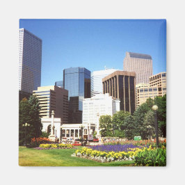 Imán Centro de Denver Souvenir Magnet