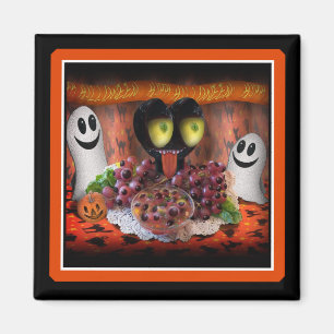 Imán Centro de la fiesta de Halloween
