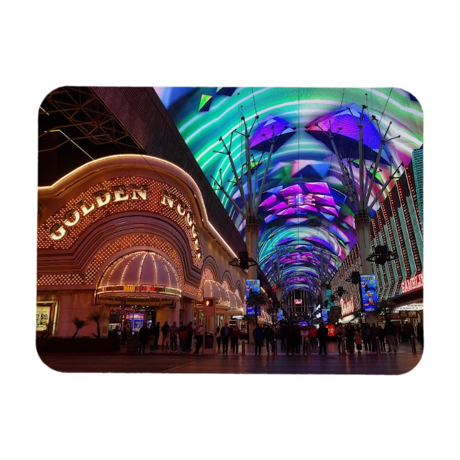 Imán Centro de Las Vegas #4 Magnet (Horizontal)