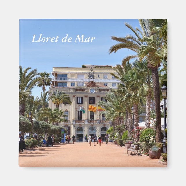 Imán Centro de Lloret de Mar, España (Frente)