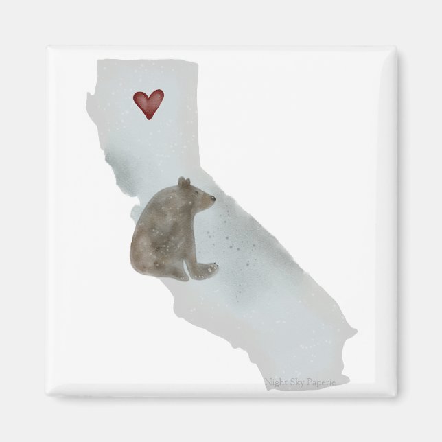 Imán Centro de Osos de California (Frente)