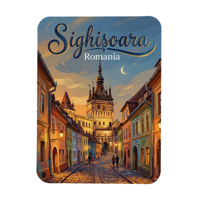 Imán Centro Histórico de Sighișoara Rumania (Vertical)