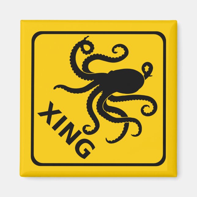 Imán Cephalopod Crossing Magnets (Frente)